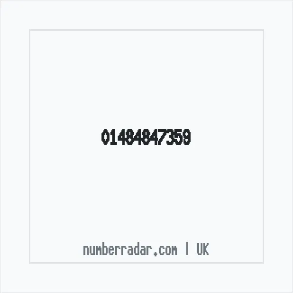 Reverse number check for +44 1484 847359 — who called me?