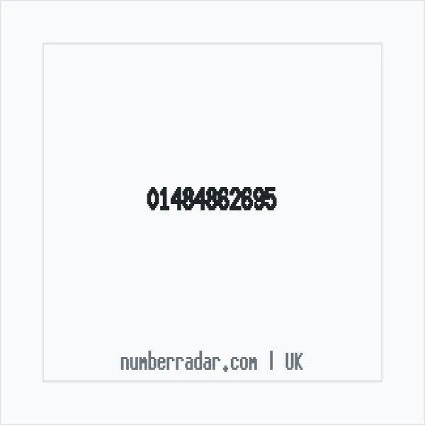Reverse number check for +44 1484 862695 — who called me?