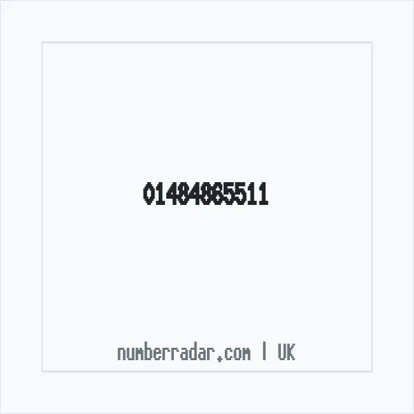 Reverse number check for +44 1484 865511 — who called me?