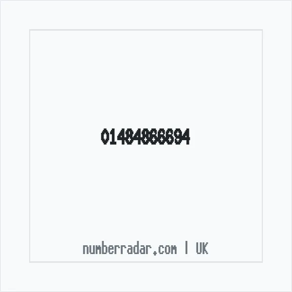 Reverse number check for +44 1484 866694 — who called me?