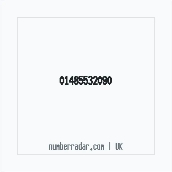 Reverse number check for +44 1485 532090 — who called me?