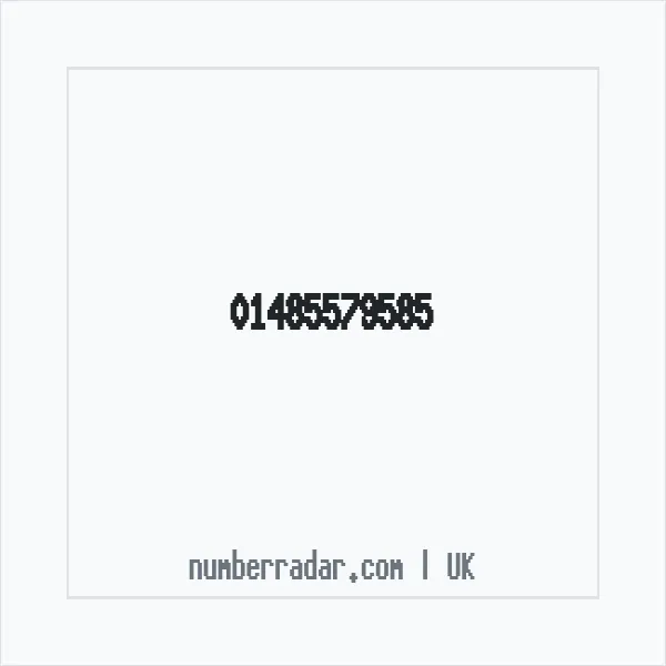 Reverse number check for +44 1485 579585 — who called me?