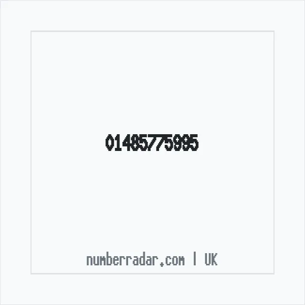 Reverse number check for +44 1485 775995 — who called me?