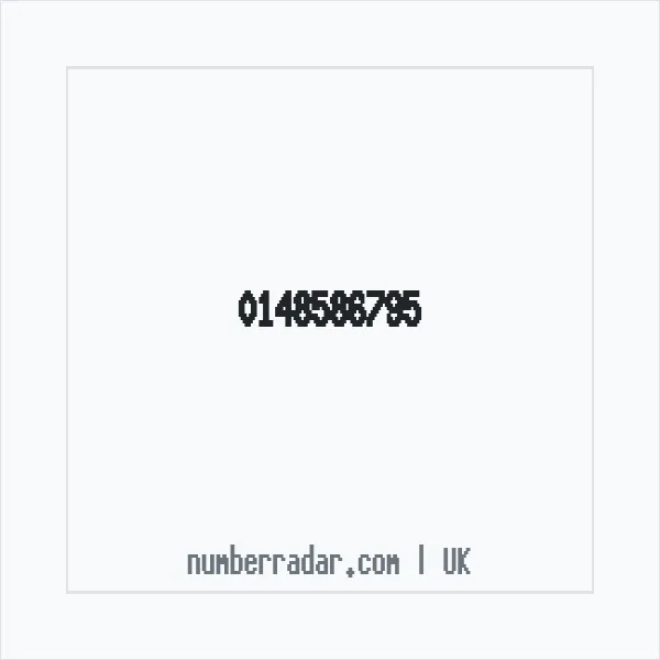 Reverse number check for +44 148586795 — who called me?