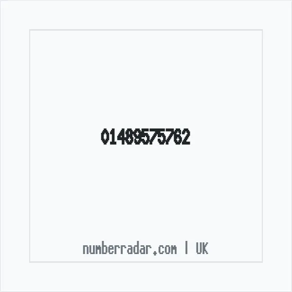 Reverse number check for +44 1489 575762 — who called me?
