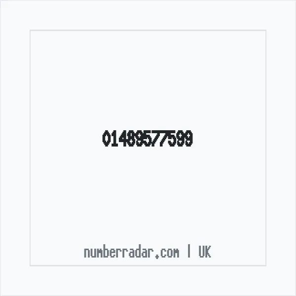 Reverse number check for +44 1489 577599 — who called me?