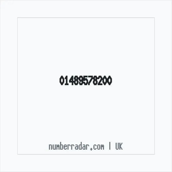Reverse number check for +44 1489 578200 — who called me?
