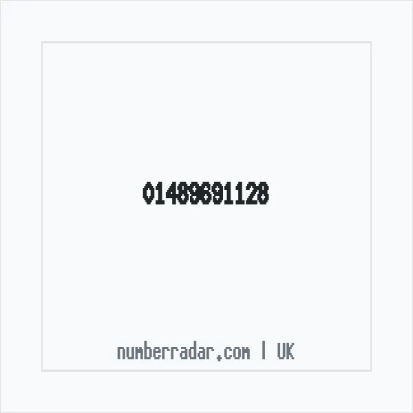 Reverse number check for +44 1489 691128 — who called me?