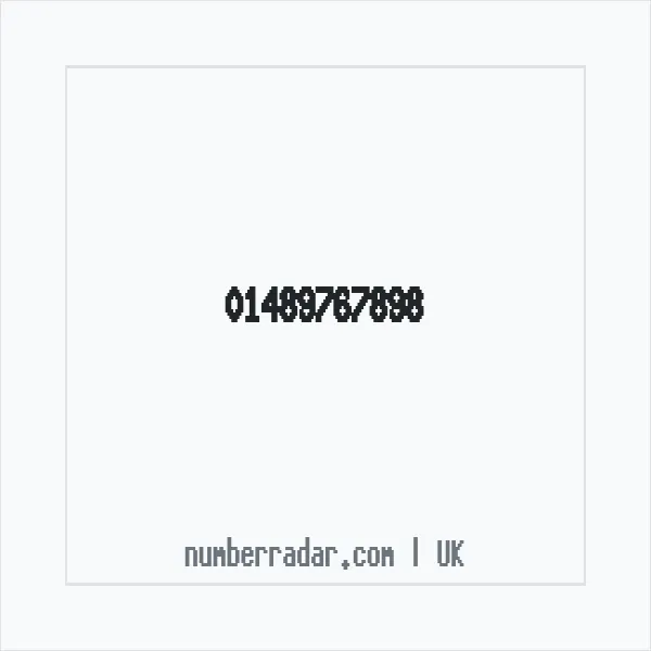 Reverse number check for +44 1489 767898 — who called me?