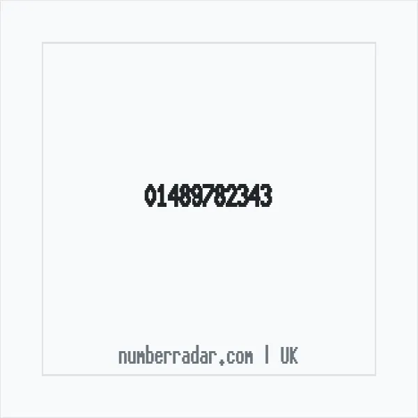 Reverse number check for +44 1489 782343 — who called me?