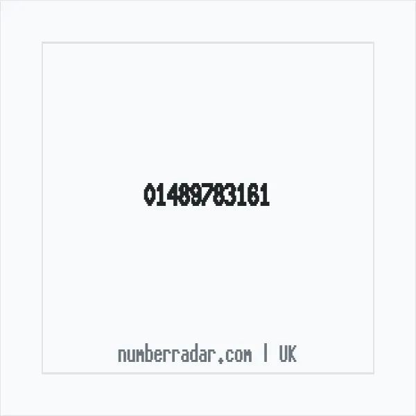 Reverse number check for +44 1489 783161 — who called me?