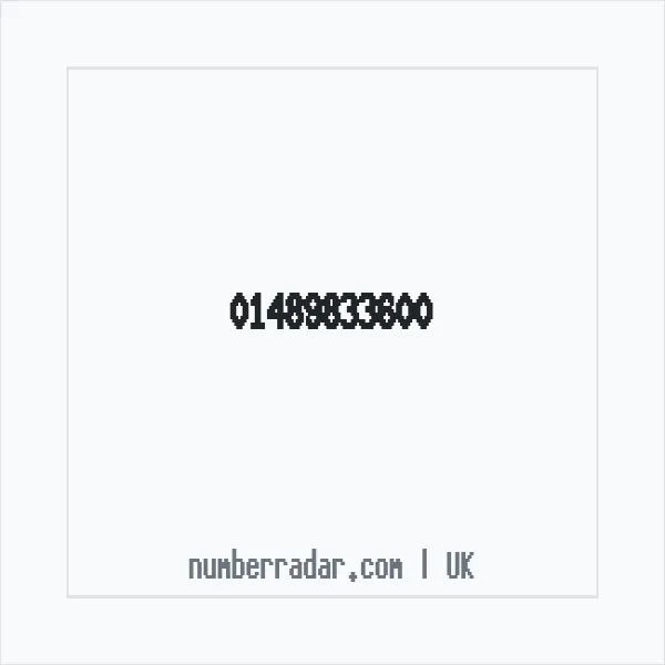 Reverse number check for +44 1489 833600 — who called me?