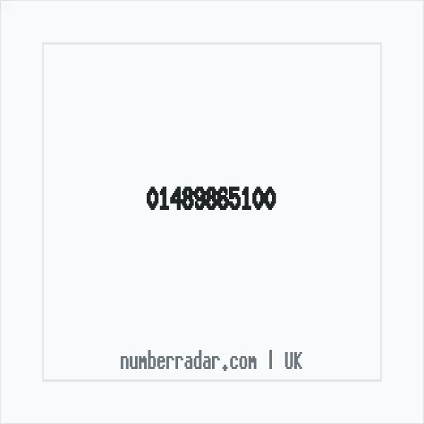 Reverse number check for +44 1489 865100 — who called me?