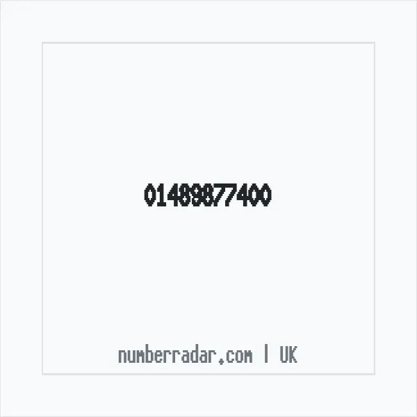 Reverse number check for +44 1489 877400 — who called me?