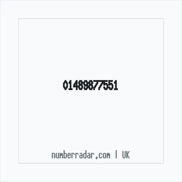 Reverse number check for +44 1489 877551 — who called me?