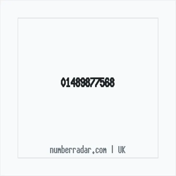 Reverse number check for +44 1489 877568 — who called me?
