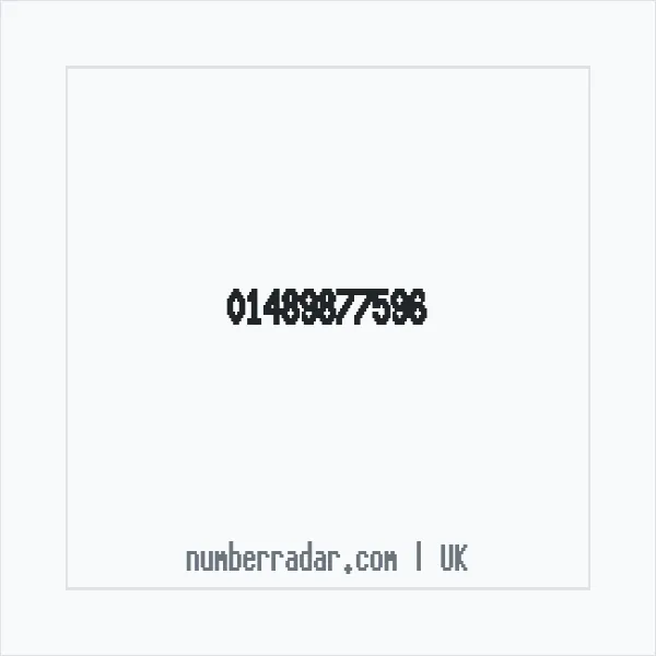 Reverse number check for +44 1489 877596 — who called me?