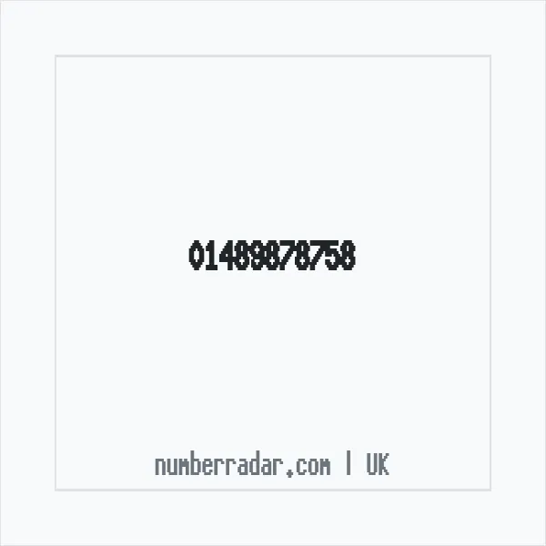 Reverse number check for +44 1489 878758 — who called me?