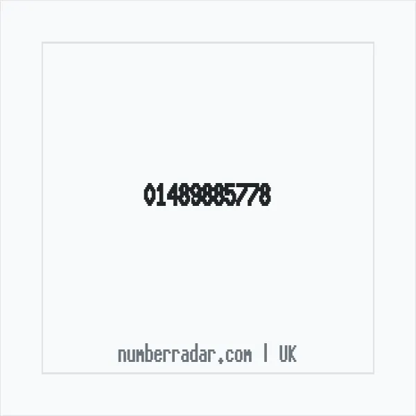 Reverse number check for +44 1489 885778 — who called me?
