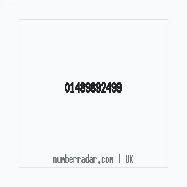 Reverse number check for +44 1489 892499 — who called me?