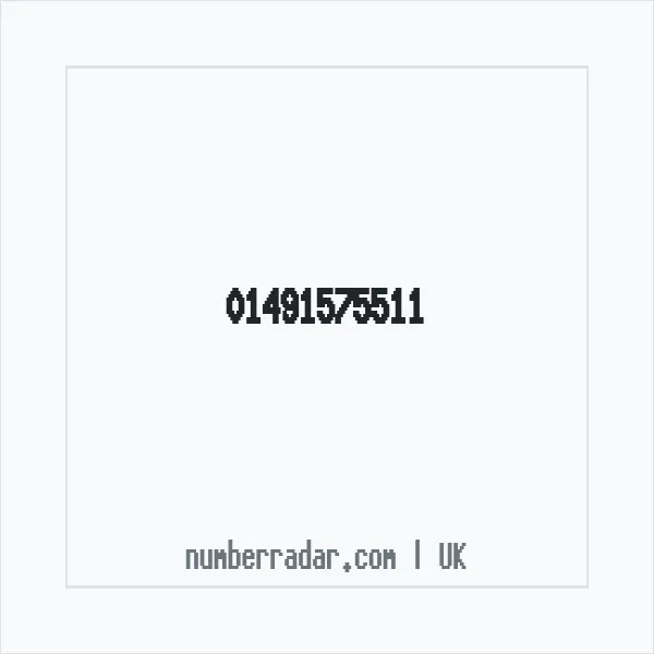 Reverse number check for +44 1491 575511 — who called me?