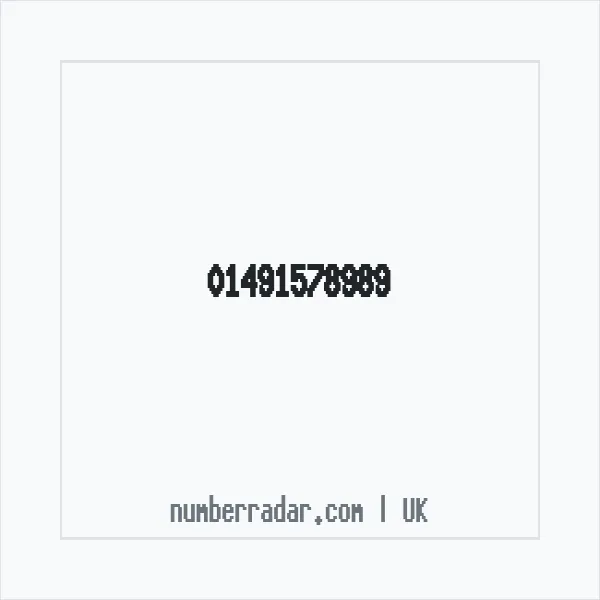 Reverse number check for +44 1491 578989 — who called me?