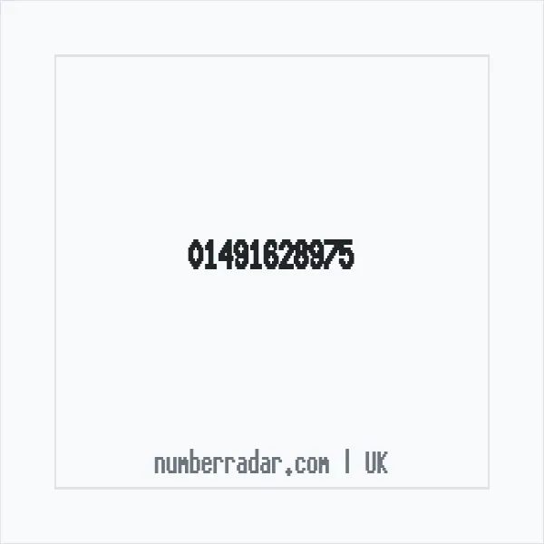 Reverse number check for +44 1491 628975 — who called me?