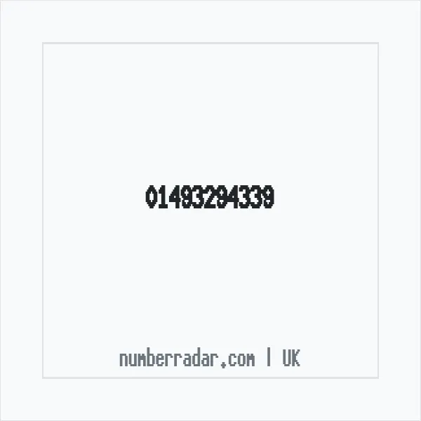 Reverse number check for +44 1493 294339 — who called me?