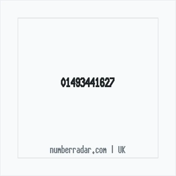Reverse number check for +44 1493 441627 — who called me?