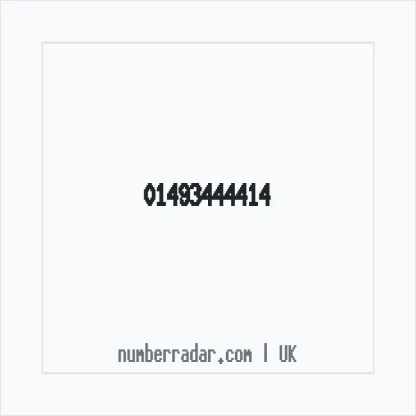 Reverse number check for +44 1493 444414 — who called me?