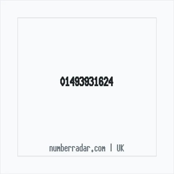 Reverse number check for +44 1493 931624 — who called me?