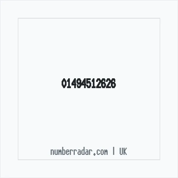 Reverse number check for +44 1494 512626 — who called me?