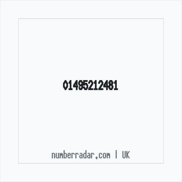 Reverse number check for +44 1495 212481 — who called me?