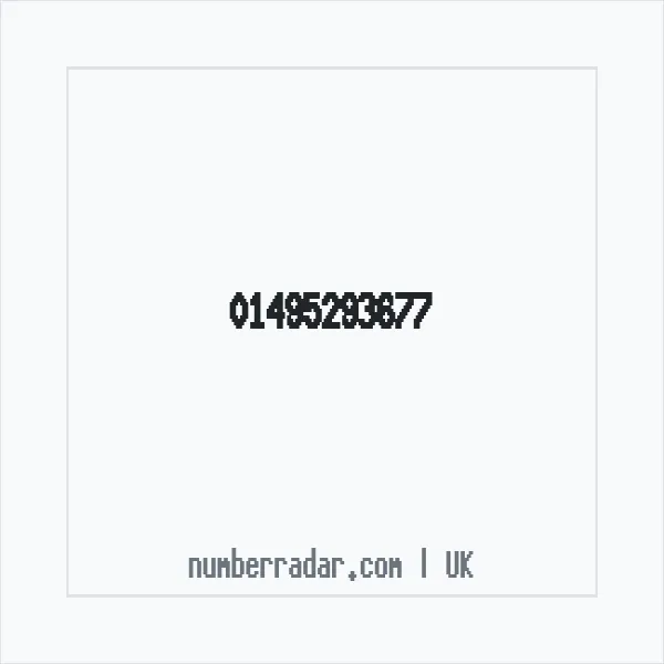 Reverse number check for +44 1495 293677 — who called me?