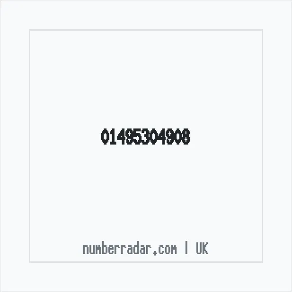 Reverse number check for +44 1495 304908 — who called me?