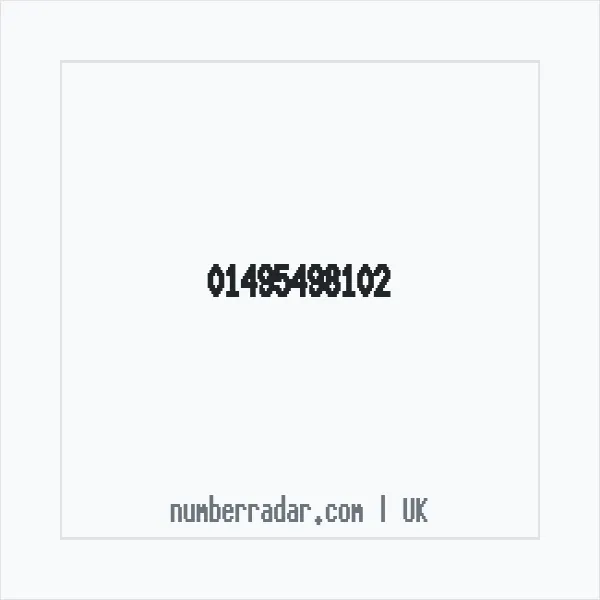 Reverse number check for +44 1495 498102 — who called me?