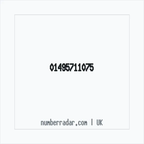 Reverse number check for +44 1495 711075 — who called me?