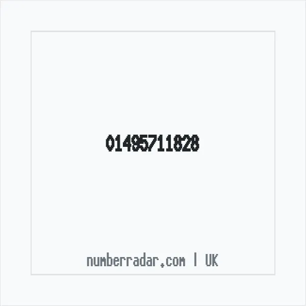Reverse number check for +44 1495 711828 — who called me?