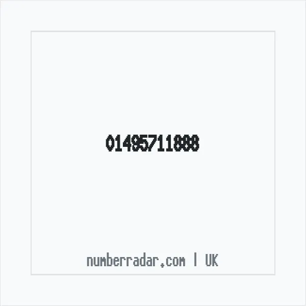 Reverse number check for +44 1495 711888 — who called me?