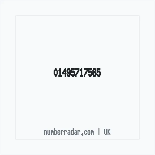 Reverse number check for +44 1495 717565 — who called me?