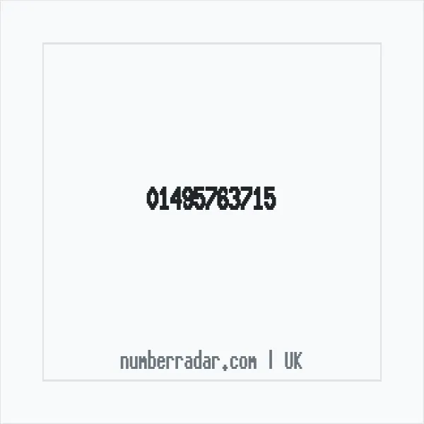 Reverse number check for +44 1495 763715 — who called me?