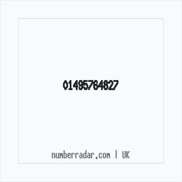 Reverse number check for +44 1495 764827 — who called me?