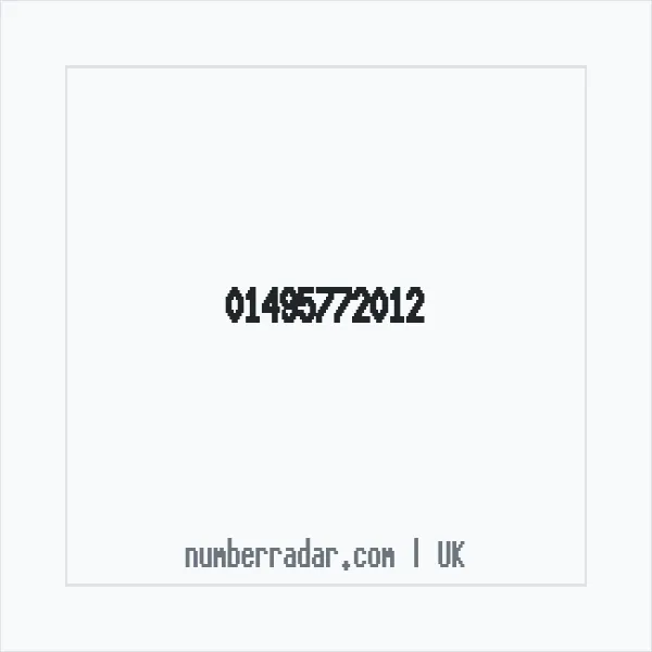 Reverse number check for +44 1495 772012 — who called me?