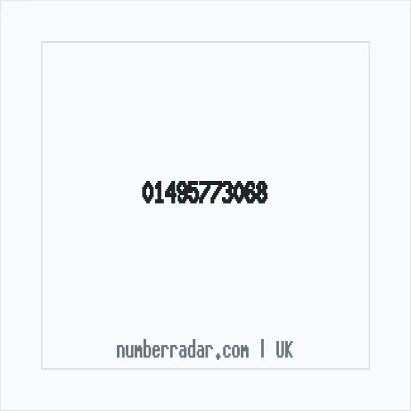 Reverse number check for +44 1495 773068 — who called me?