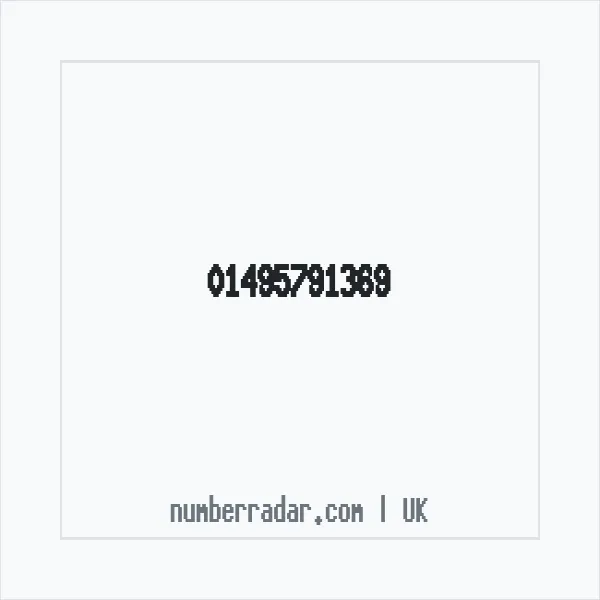 Reverse number check for +44 1495 791369 — who called me?