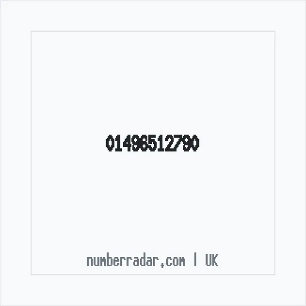 Reverse number check for +44 1496 512790 — who called me?
