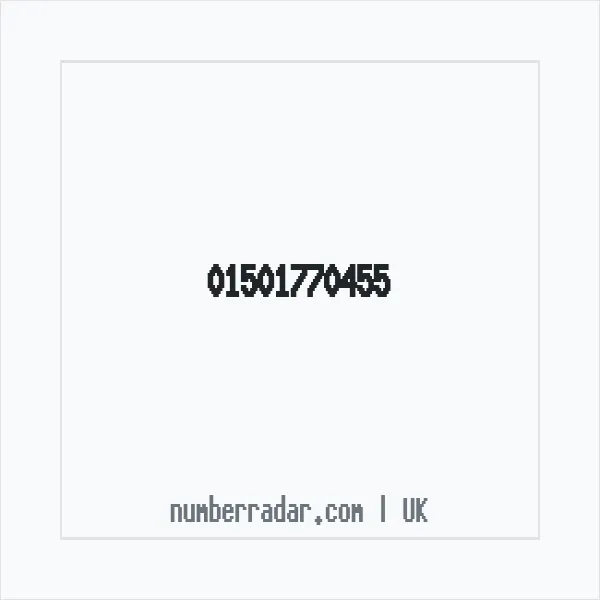 Reverse number check for +44 1501 770455 — who called me?