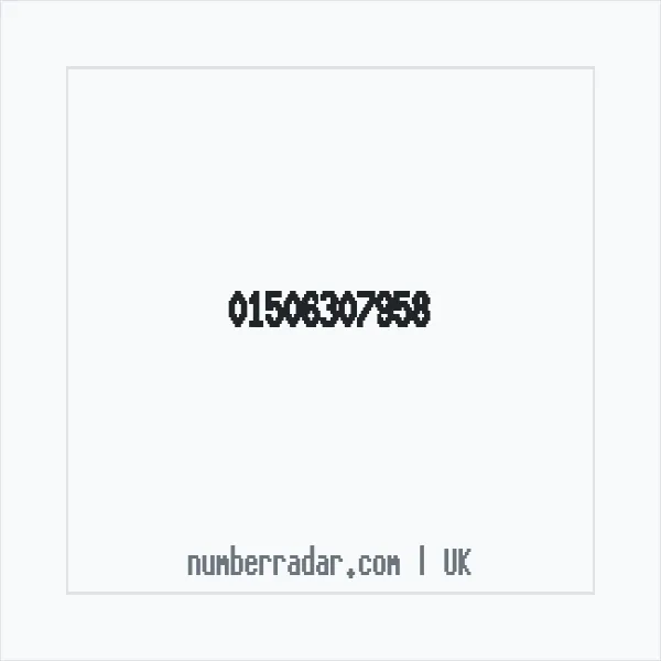 Reverse number check for +44 1506 307958 — who called me?