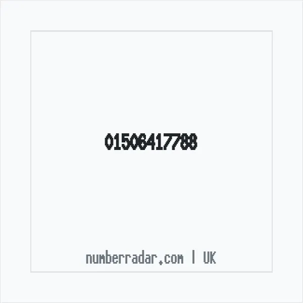 Reverse number check for +44 1506 417788 — who called me?