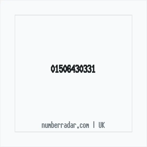 Reverse number check for +44 1506 430331 — who called me?